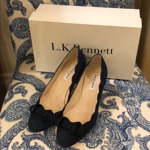 L.K. Bennett Cleo Navy Pump Size 37.5 🇬🇧